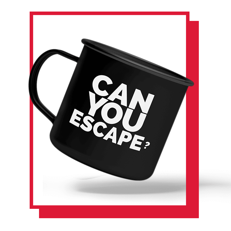 CAN YOU ESCAPE MUG - GAME OVER Escape Rooms